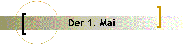 Der 1. Mai